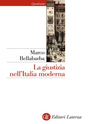 cover image of La giustizia nell'Italia moderna